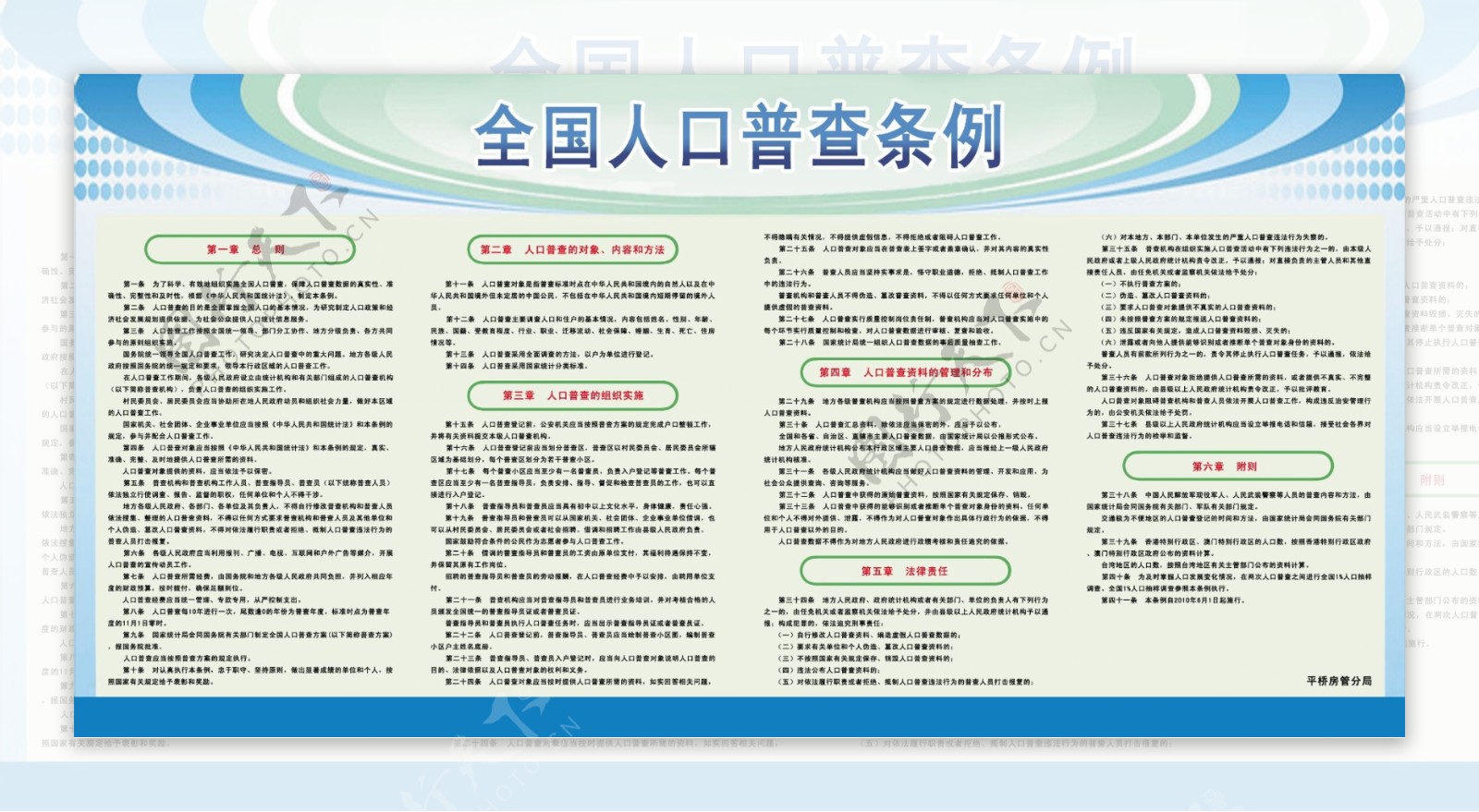 全国人口普查条例图片