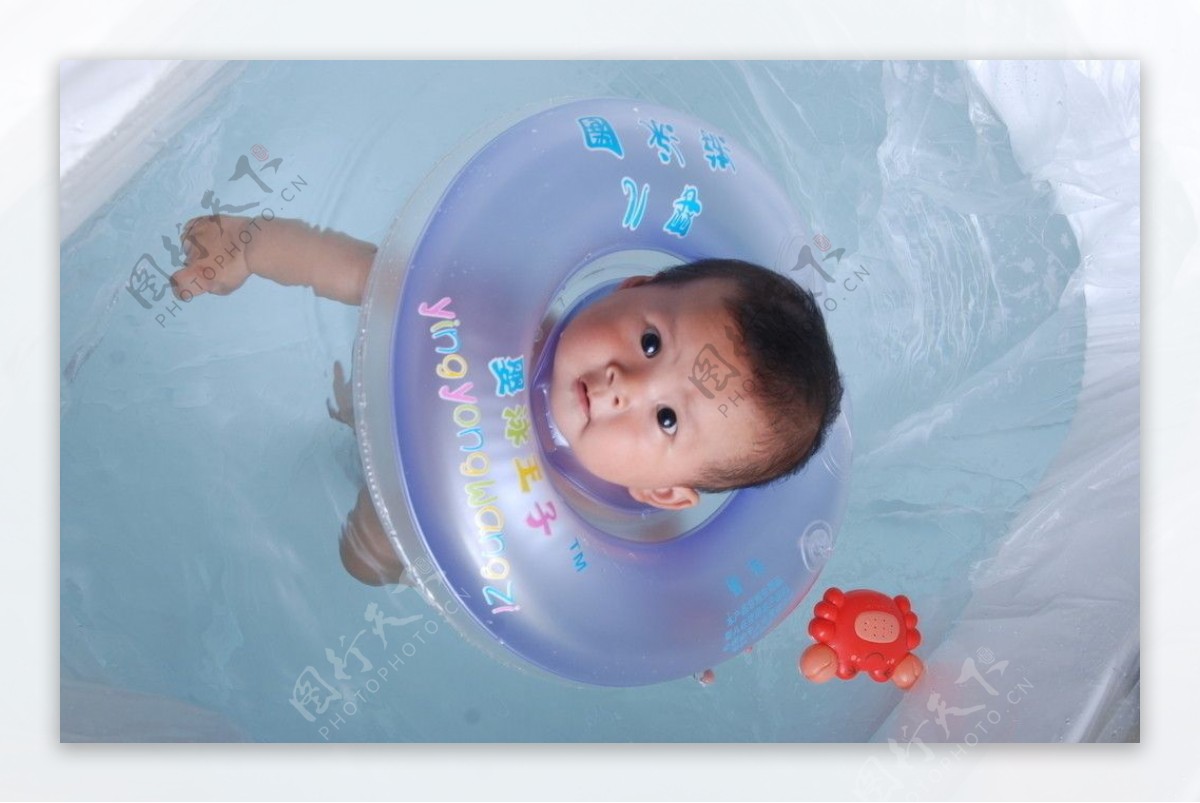 婴儿游泳图片素材-编号13875371-图行天下