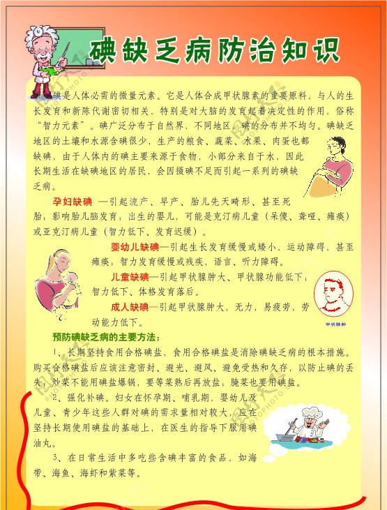 碘缺乏病防治知识图片