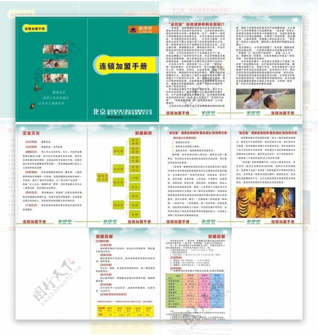 金珍堂加盟手册图片