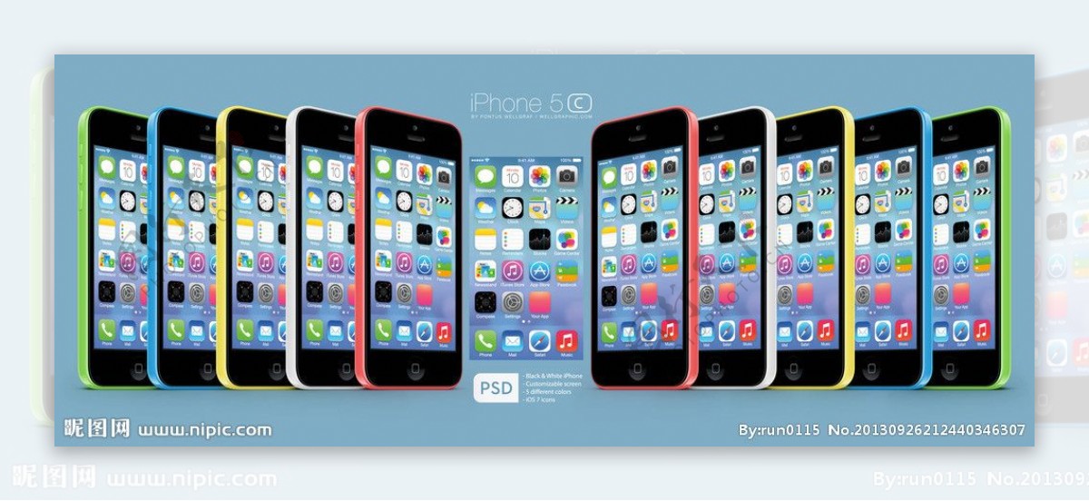 iPhone5c海报图片