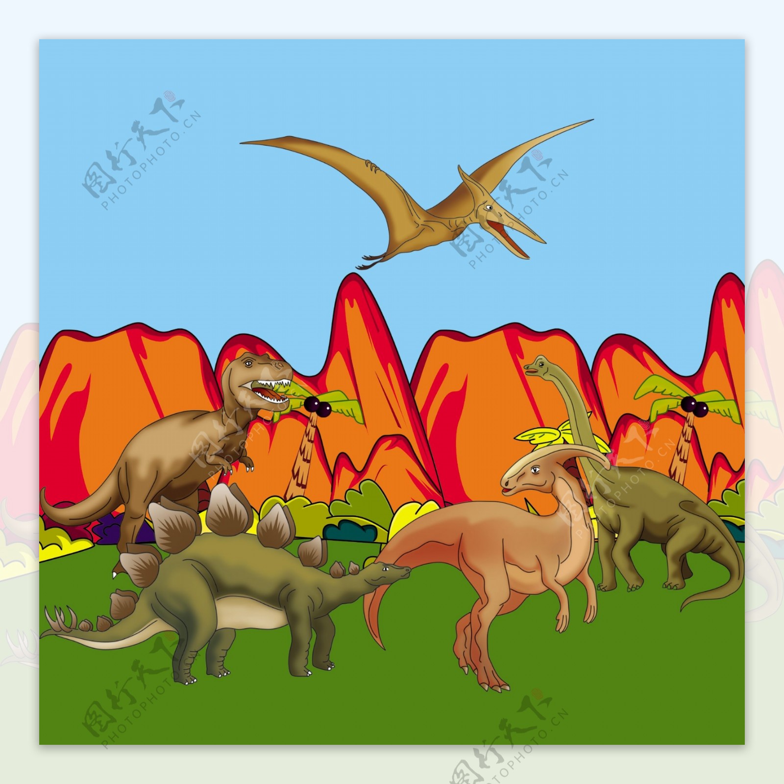 恐龙世界图片