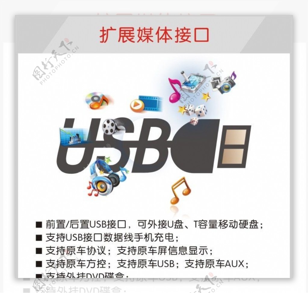 导航USB图片