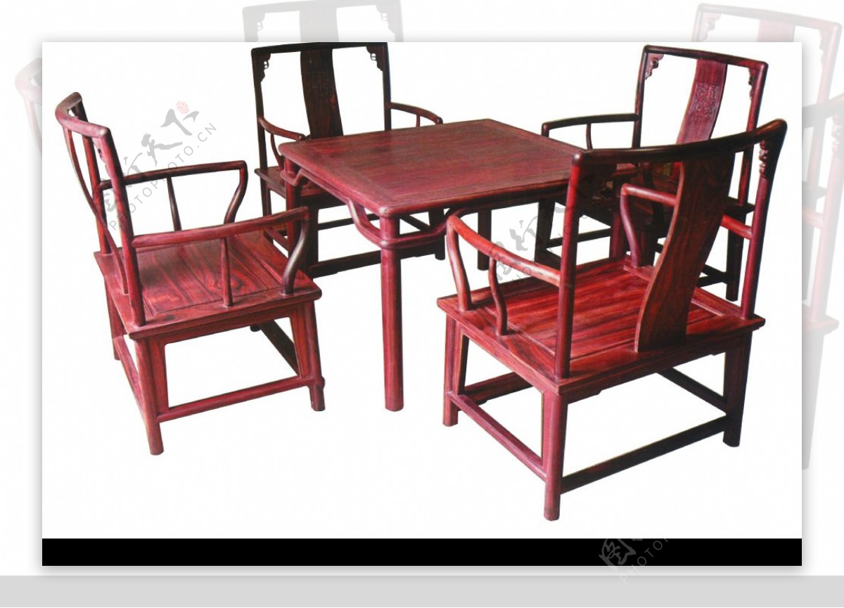 红木餐桌图片