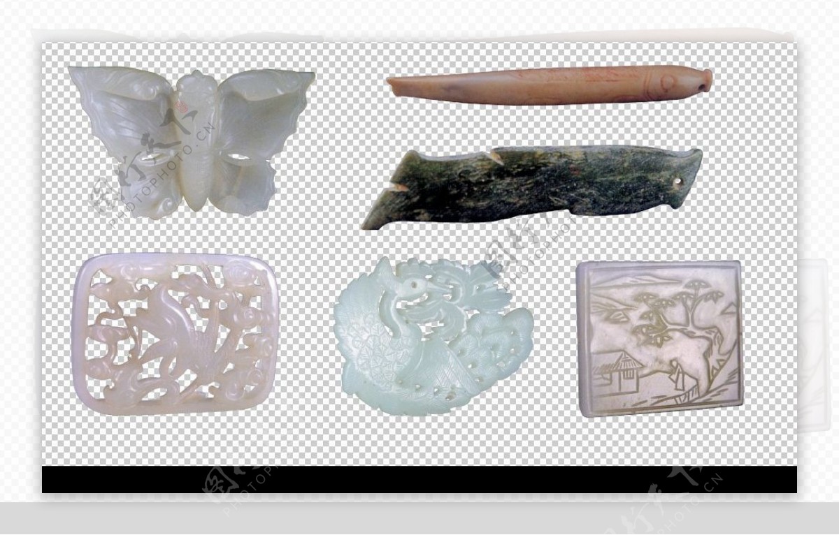 古典玉器分层素材5图片