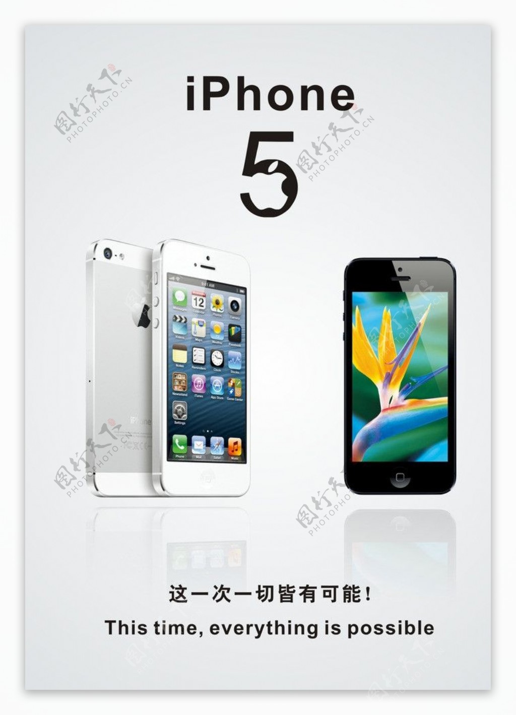 iPhone5广告图片