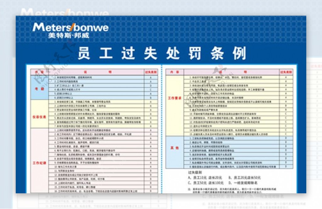 美特斯邦威员工制度图片