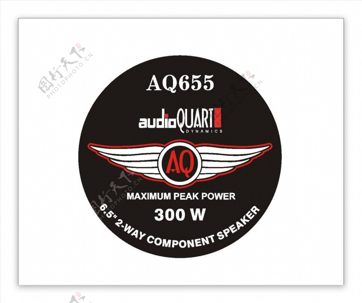 汽车扬声器商标AQ655图片