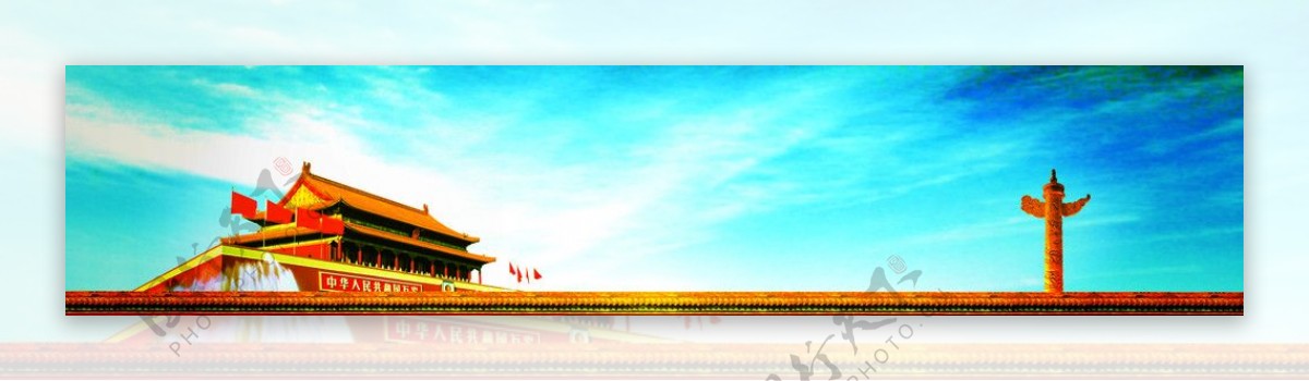 天安门城楼房地产广告设计图片
