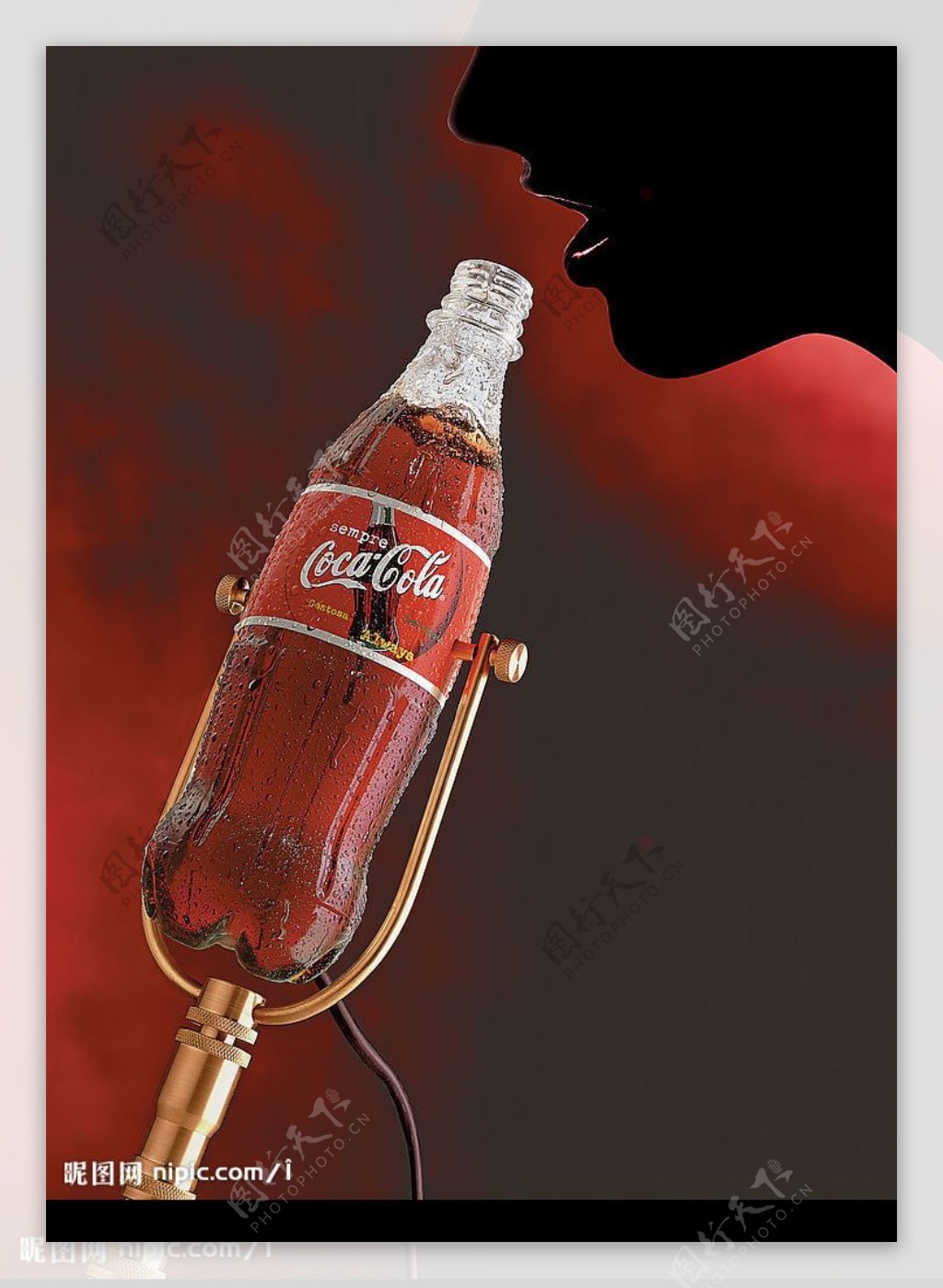 可口可乐创意宣传广告图片