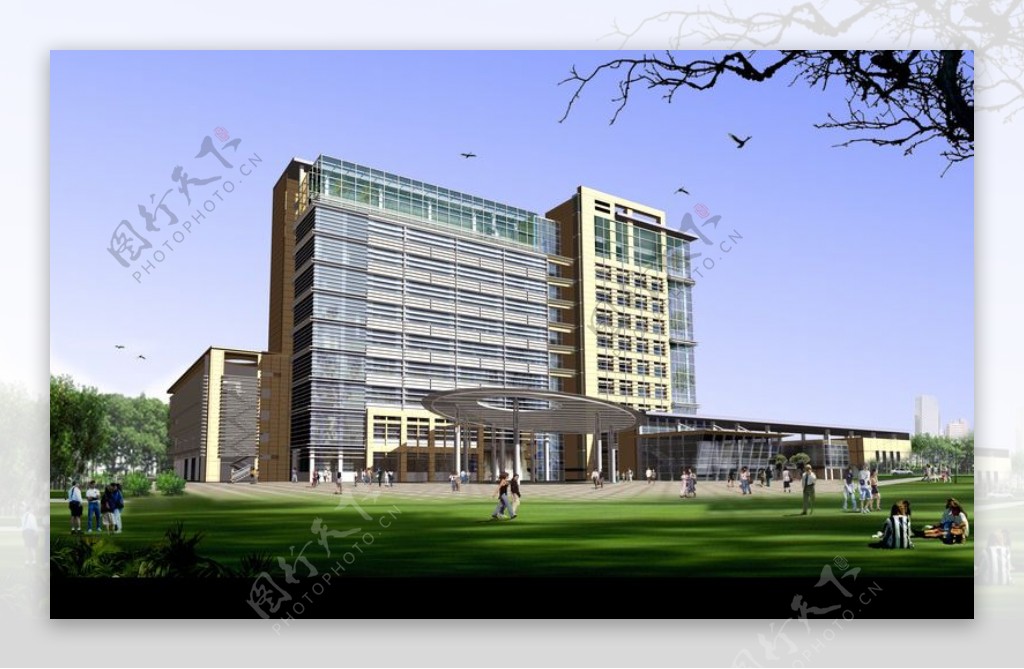 长沙市财政局机关大院及办公楼设计方案0023