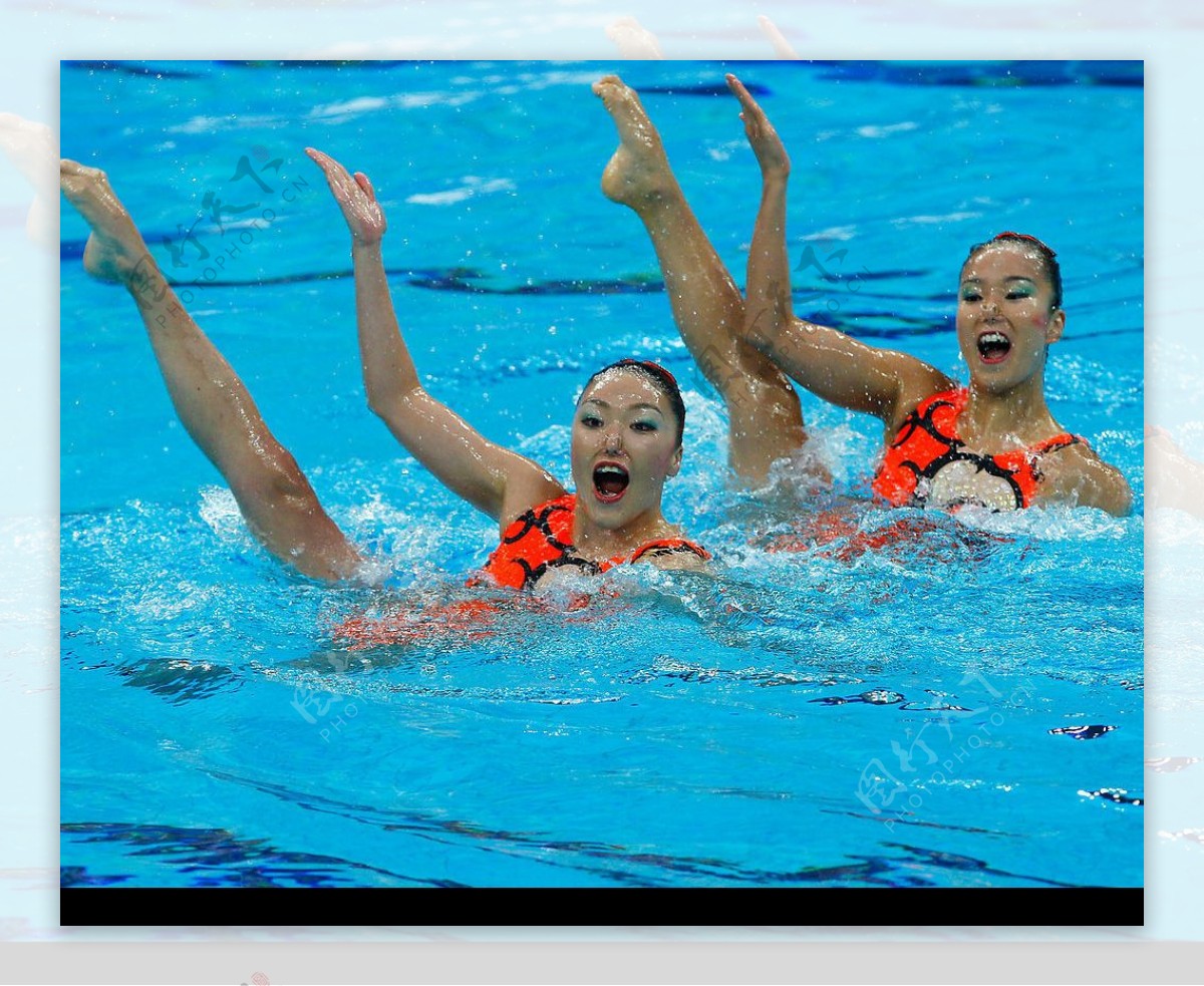 08北京奥运会花样游泳