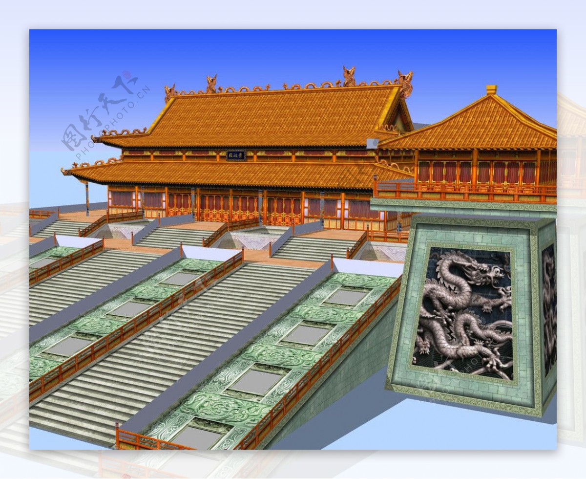 崇政殿3D模型