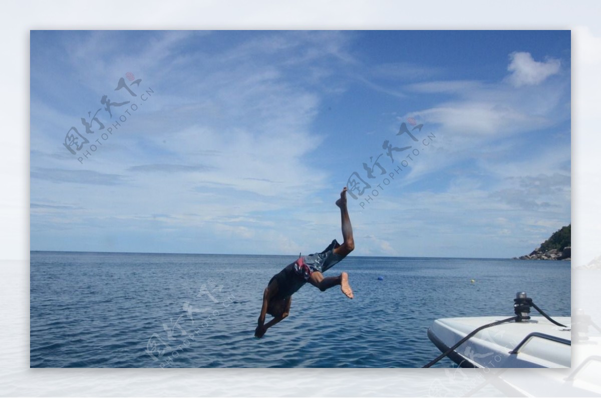 苏梅岛海上跳水潜水