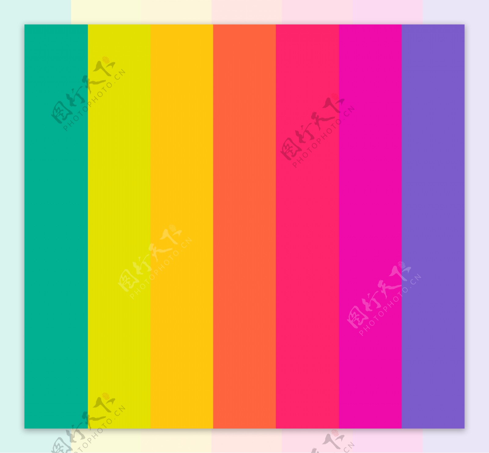 彩虹模板