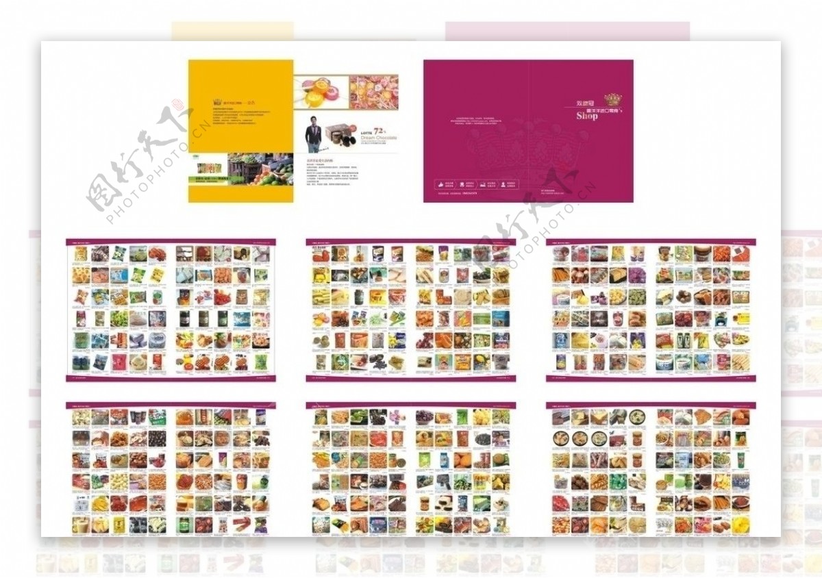 进口食品画册