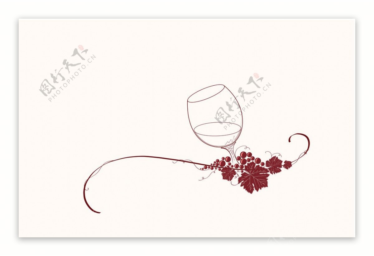葡萄酒创意logo