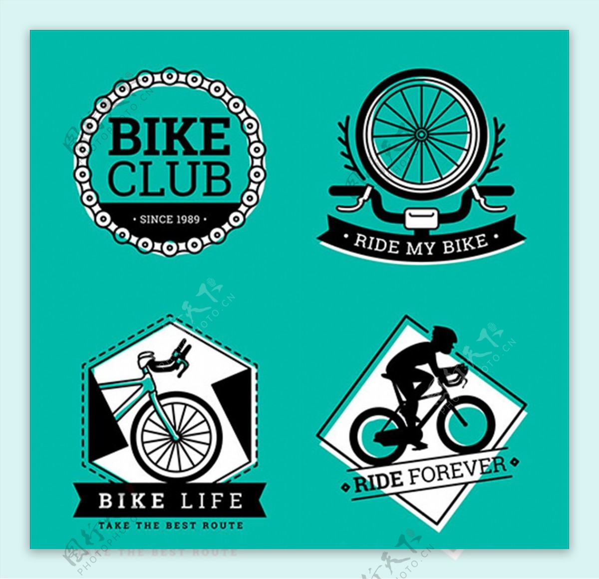 自行车用品协会俱乐部LOGO标