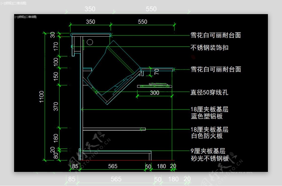 室内图块工装构件元素