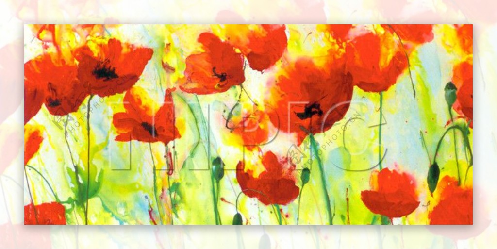 花卉油画4826640厘米X80厘米