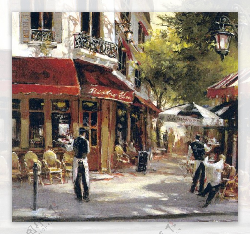 街景油画136