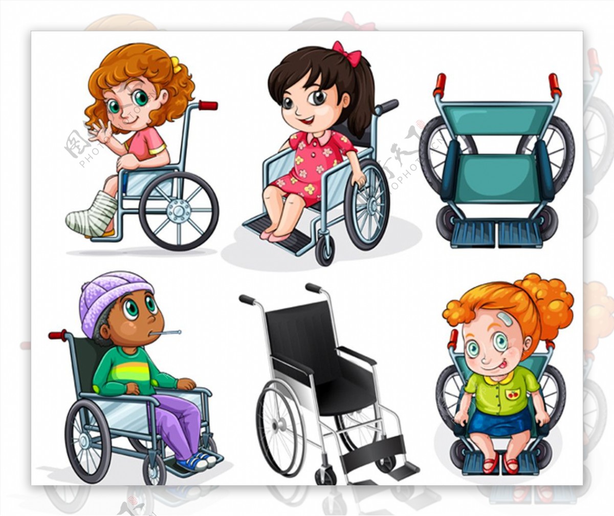 矢量轮椅图片素材免费下载 - 觅知网