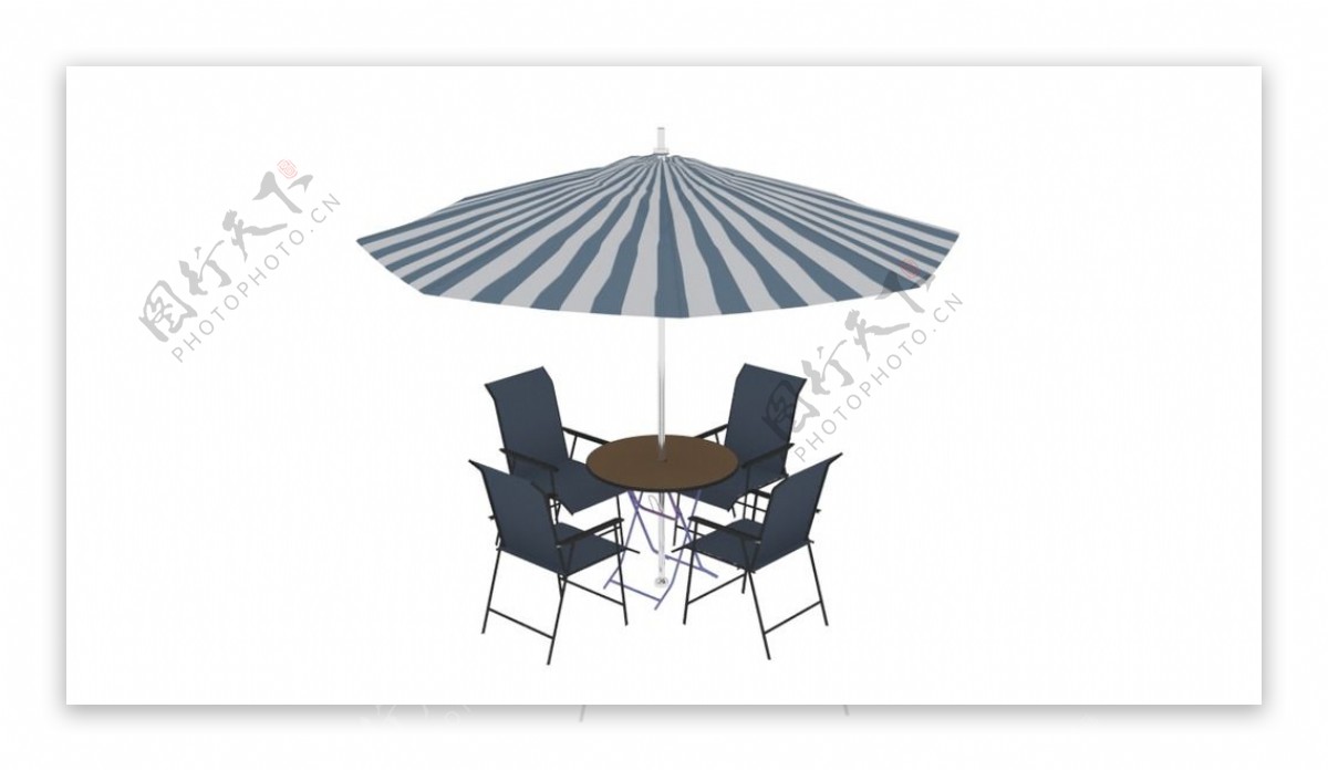 休闲桌椅太阳伞