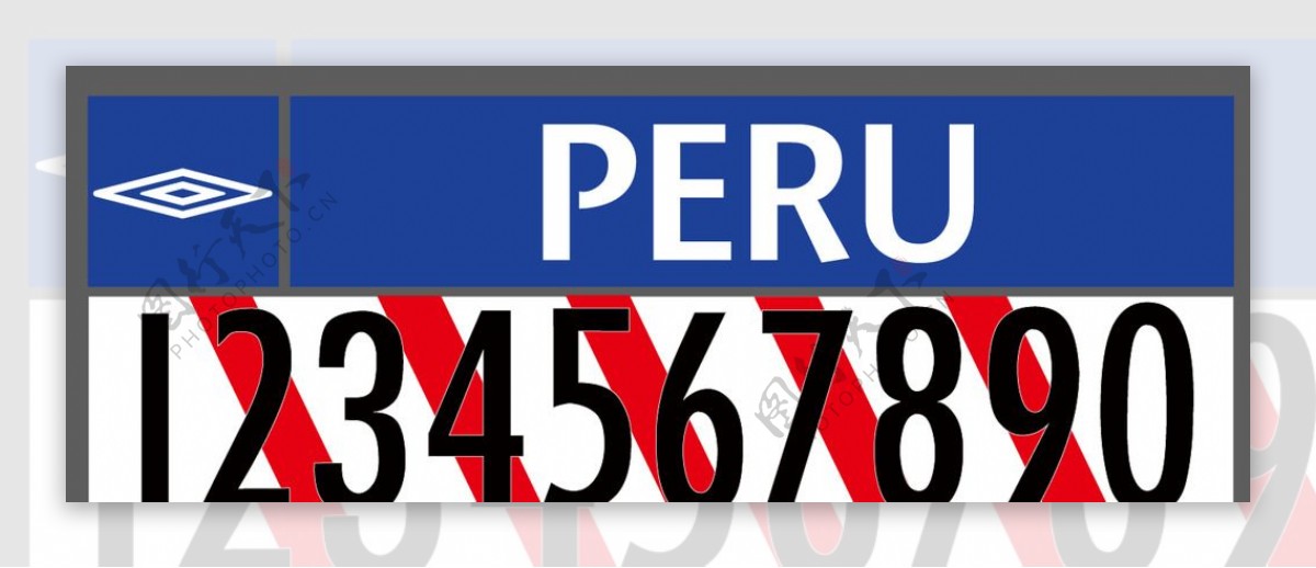 2015美洲杯秘鲁球衣号码
