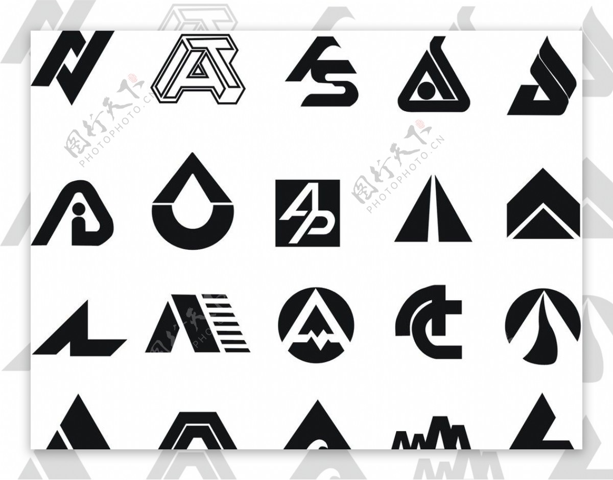 A的变形字体设计2