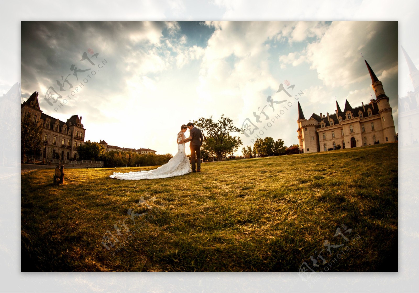 城堡风景婚纱摄影图片