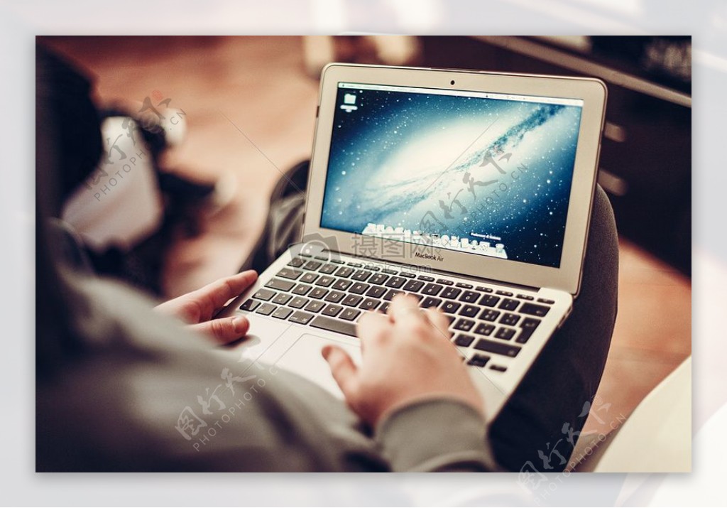 人苹果笔记本电脑笔记本电脑打字技术计算机样机设备屏幕的MacBook空气