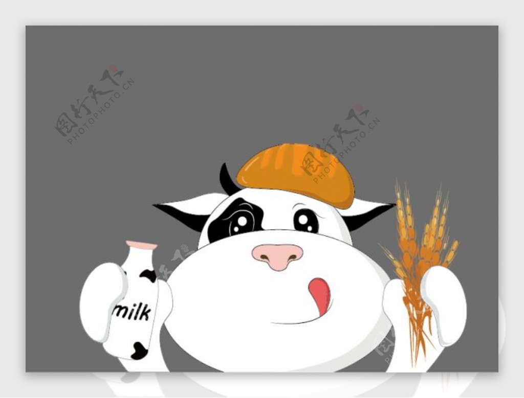 牛奶麦穗牛