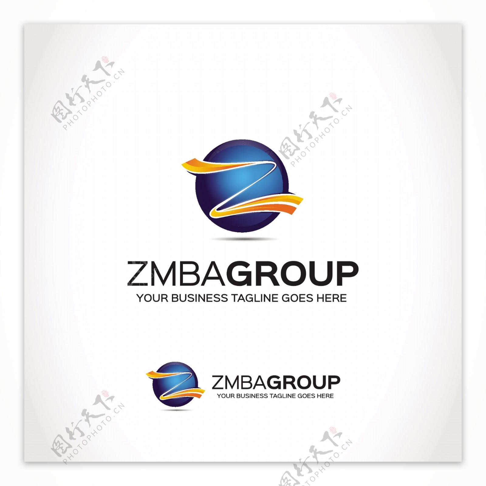 Z字母标志logo设计