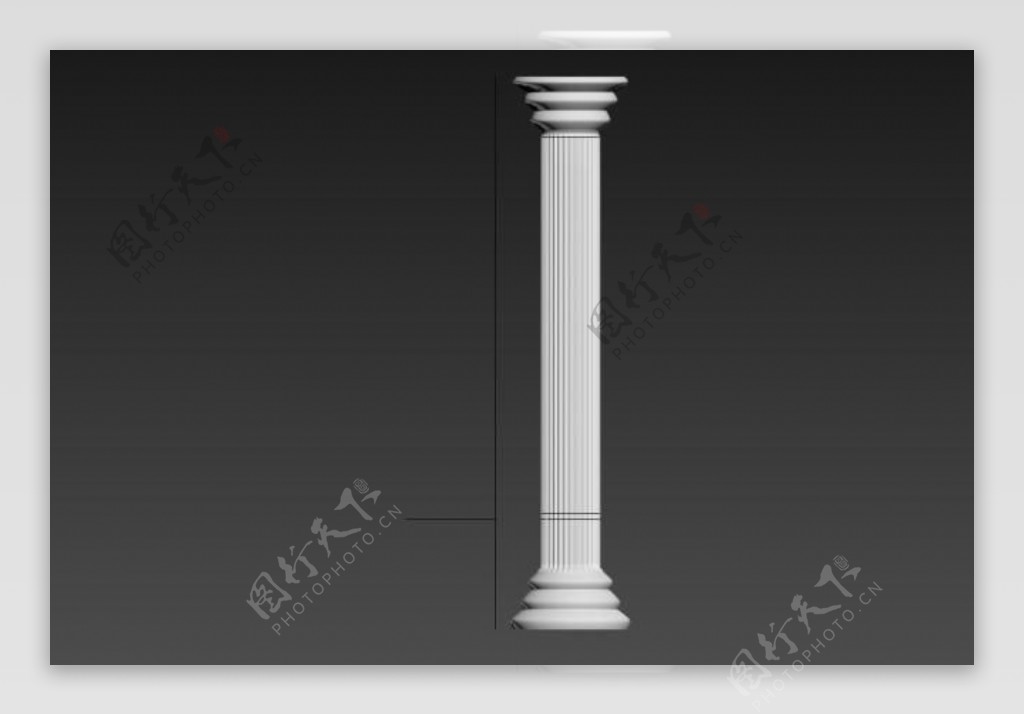 古典柱子模型