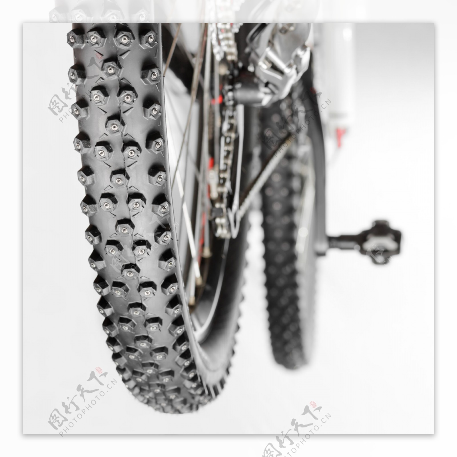 自行车轮胎摄影