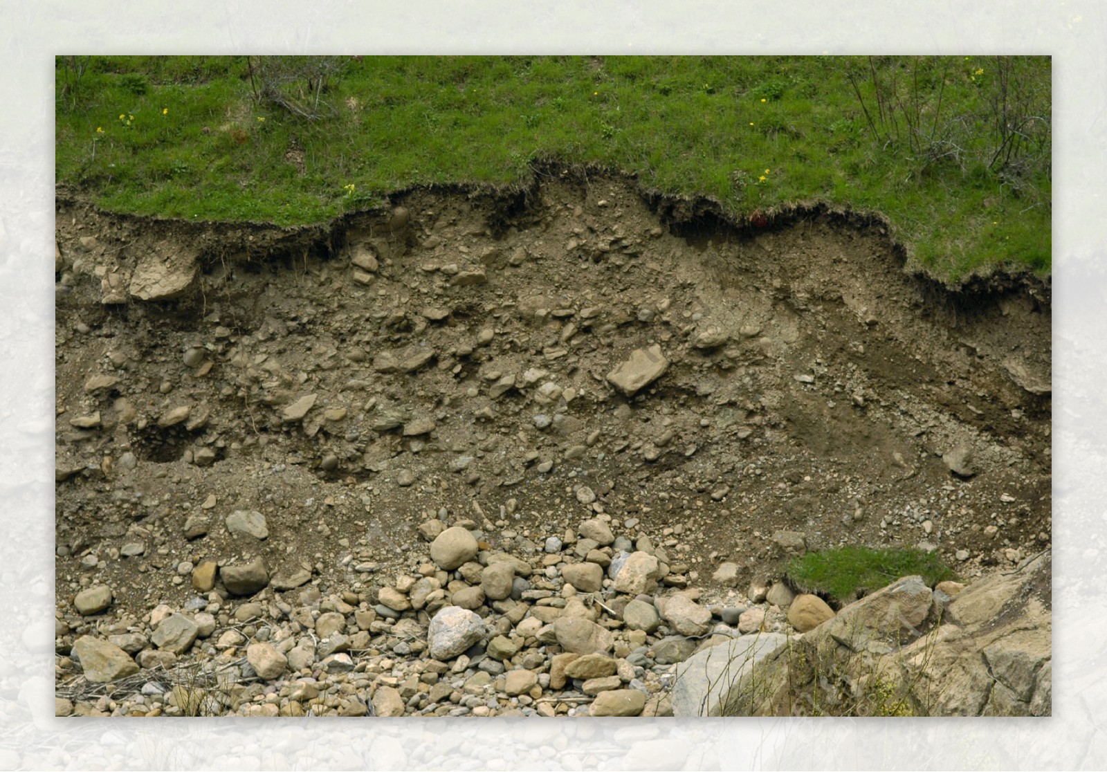 石头泥土背景图片
