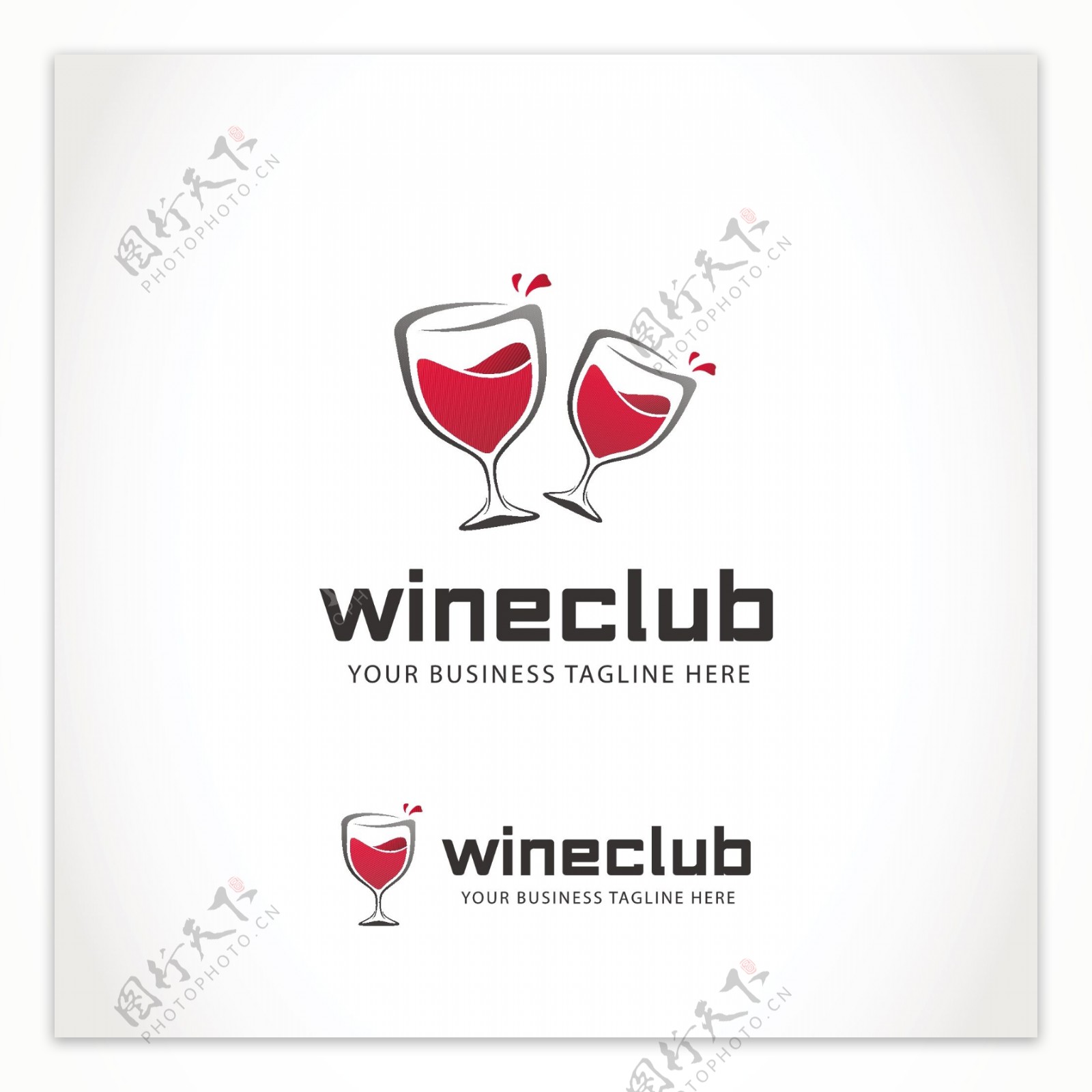 葡萄酒的标志设计
