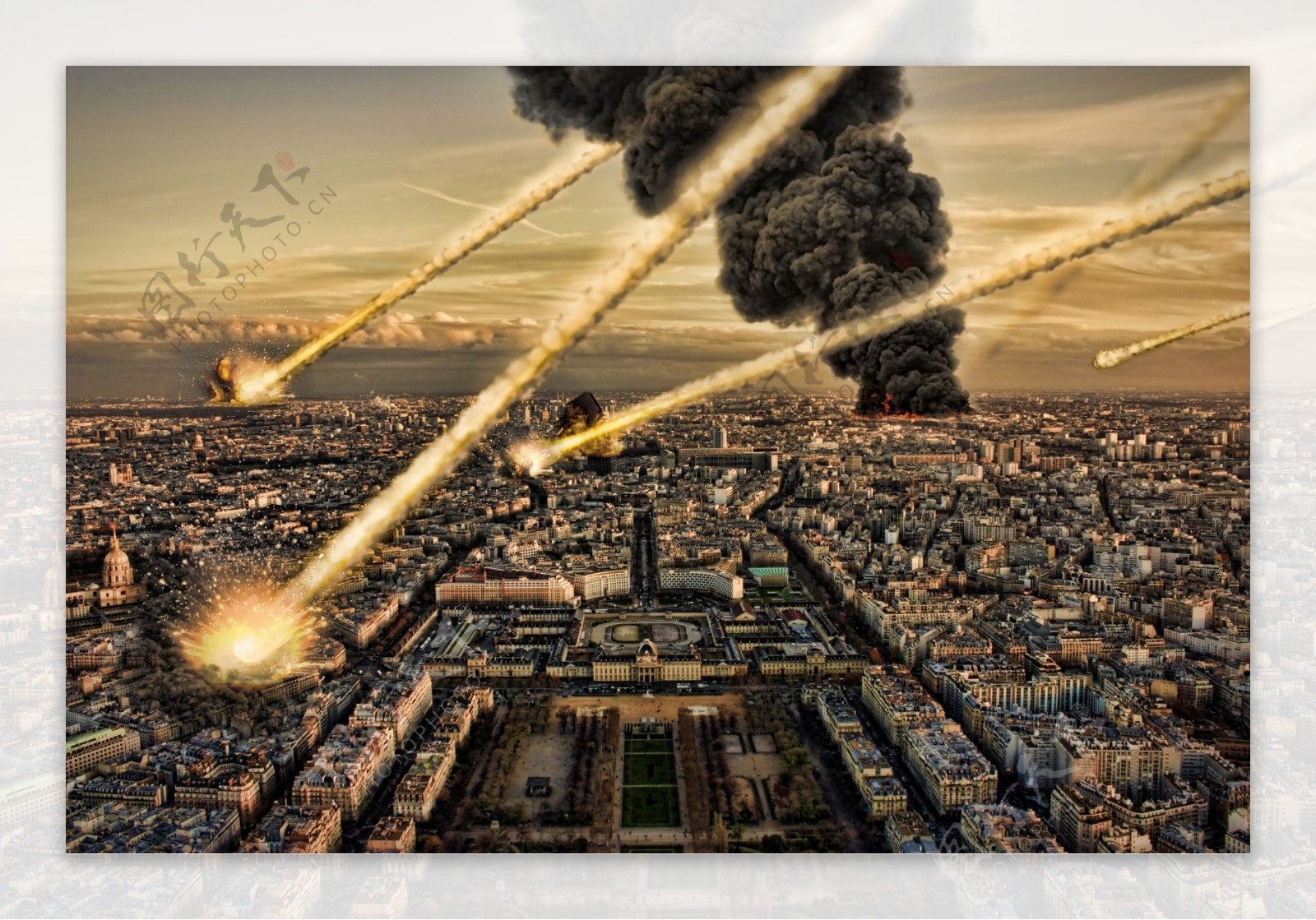 城市核爆炸图片
