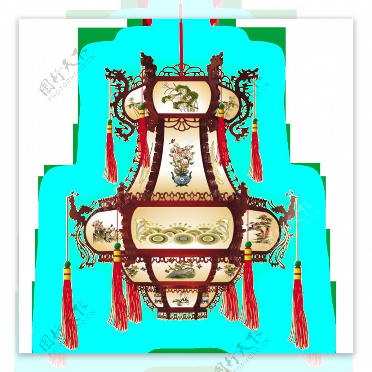 中国风古典灯笼素材