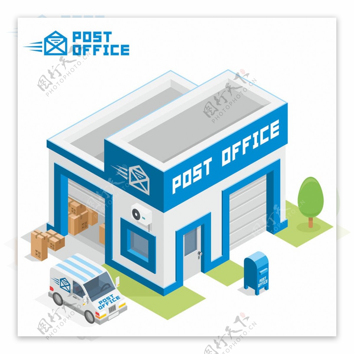 邮局办公大楼图片