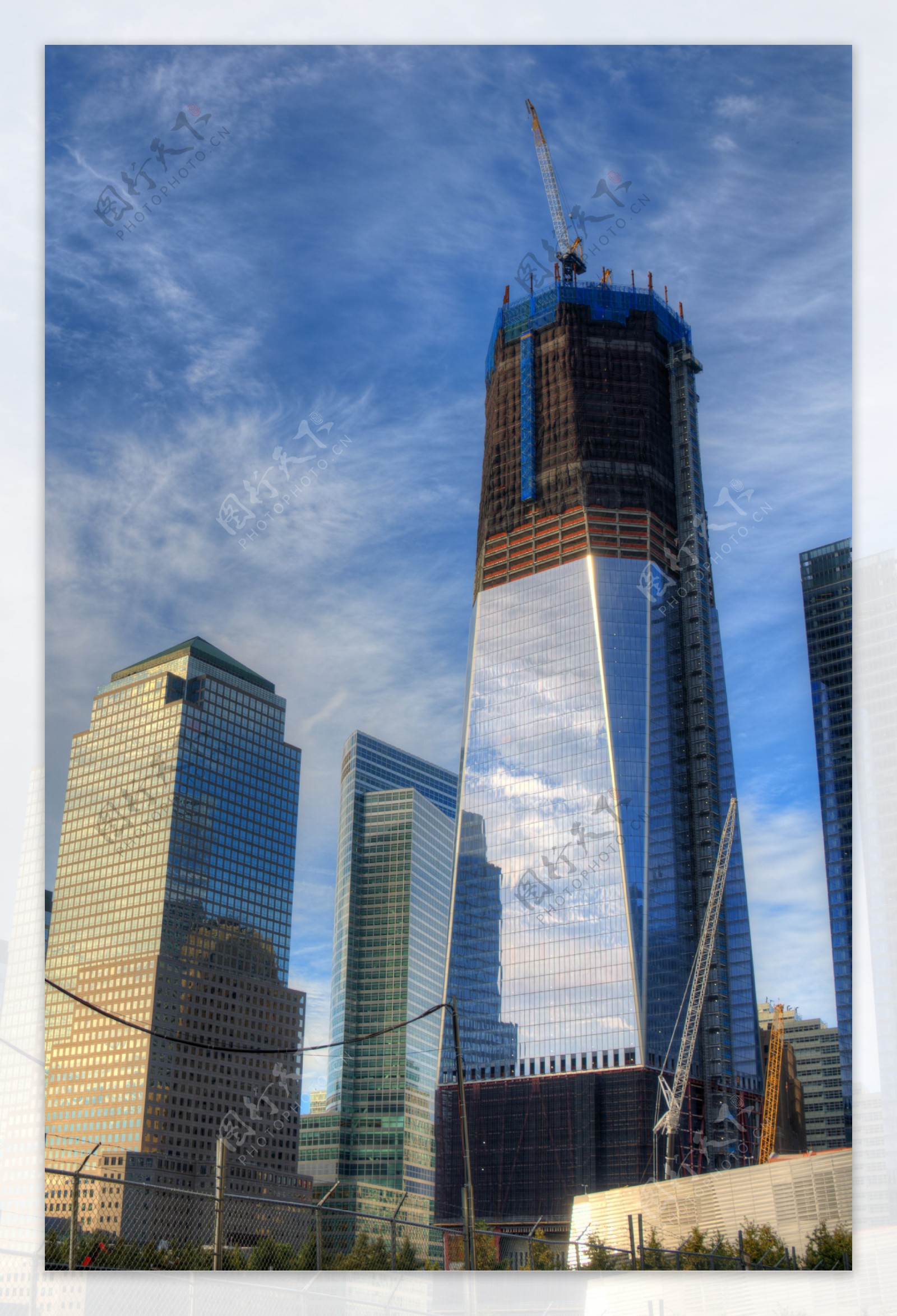 纽约新世贸中心大厦风景图片