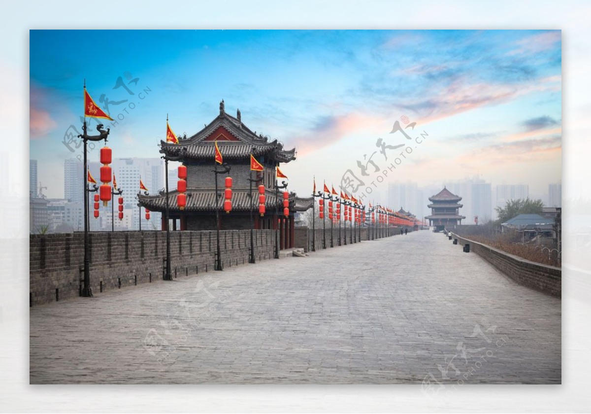 中国古代城墙图片