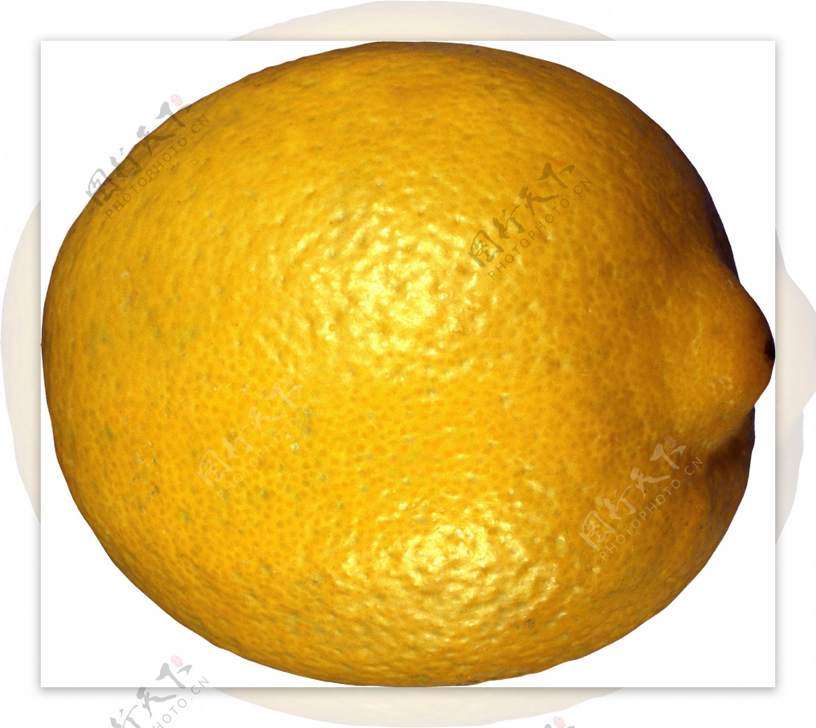 黄色柠檬特写图片