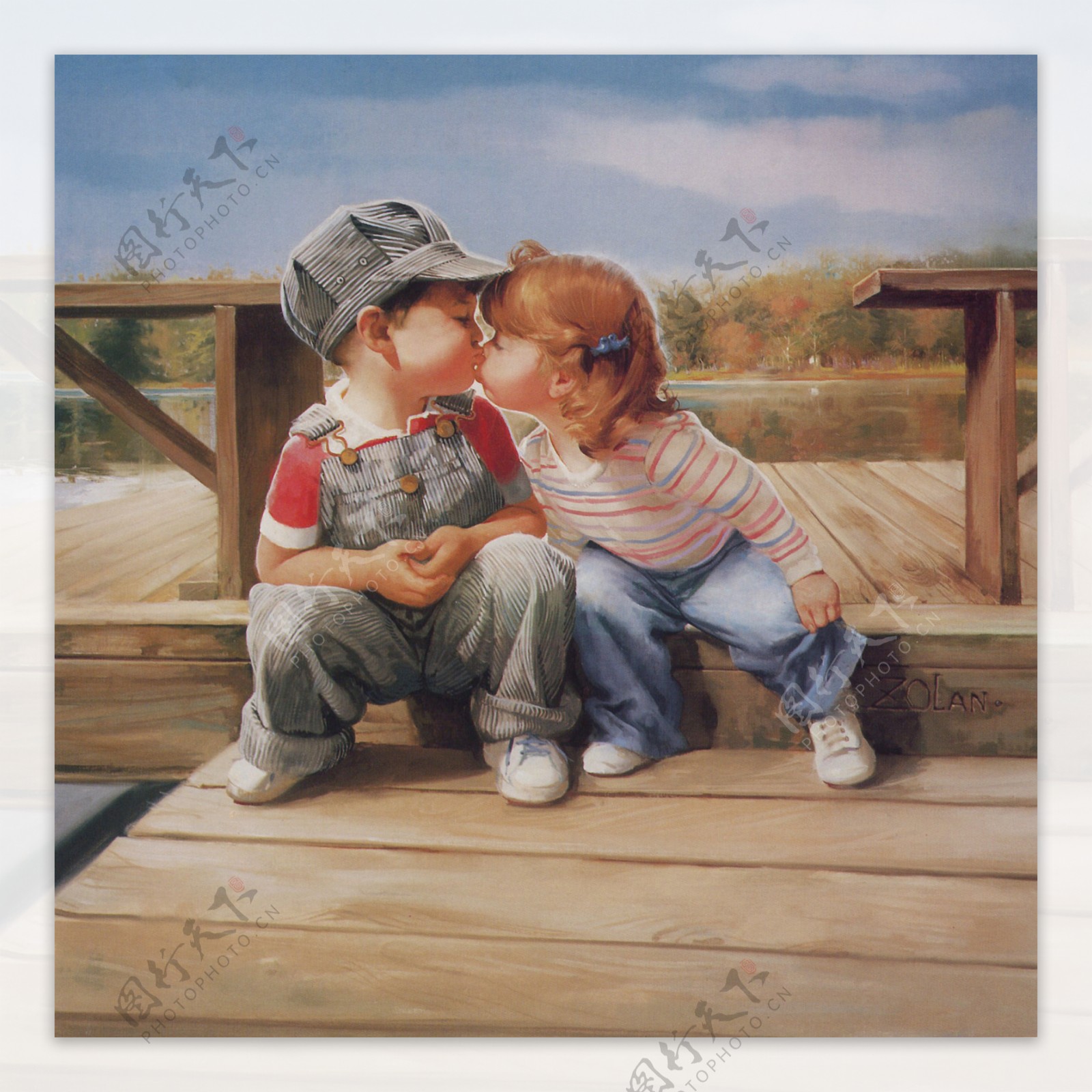 儿童逗人喜爱的亲吻的年轻人 库存图片. 图片 包括有 头发, 背包, 讨人喜欢, 子项, 面颊, 敬慕, 蓝色 - 24820665