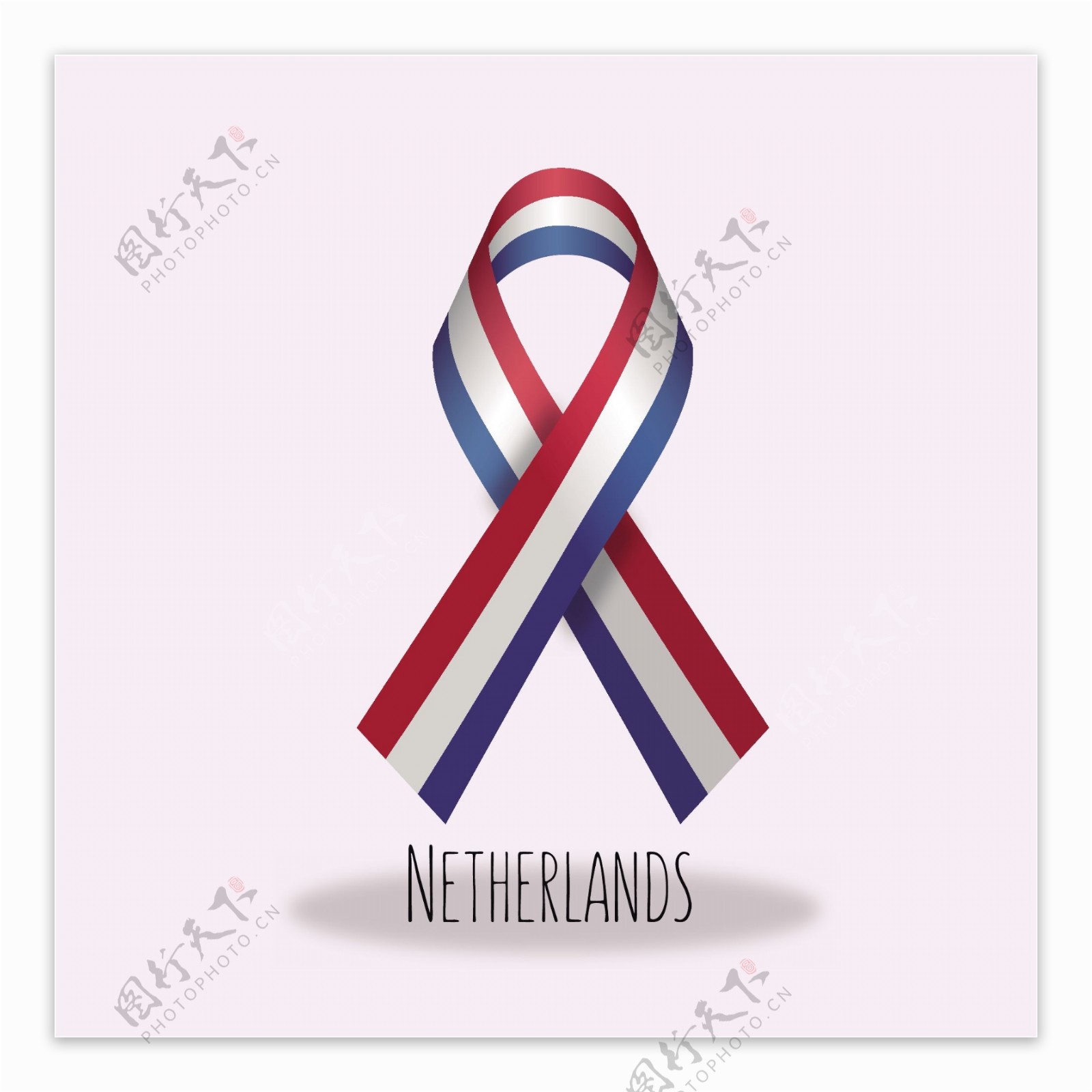 荷兰国旗丝带设计