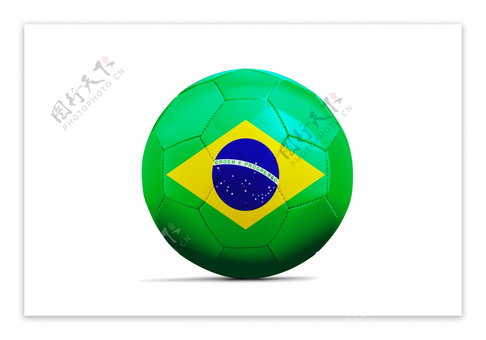 绿色世界杯标志足球图片