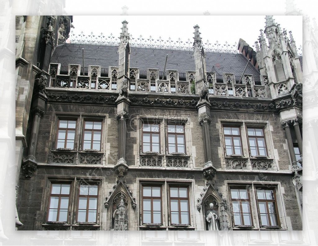 慕尼黑的中世纪建筑