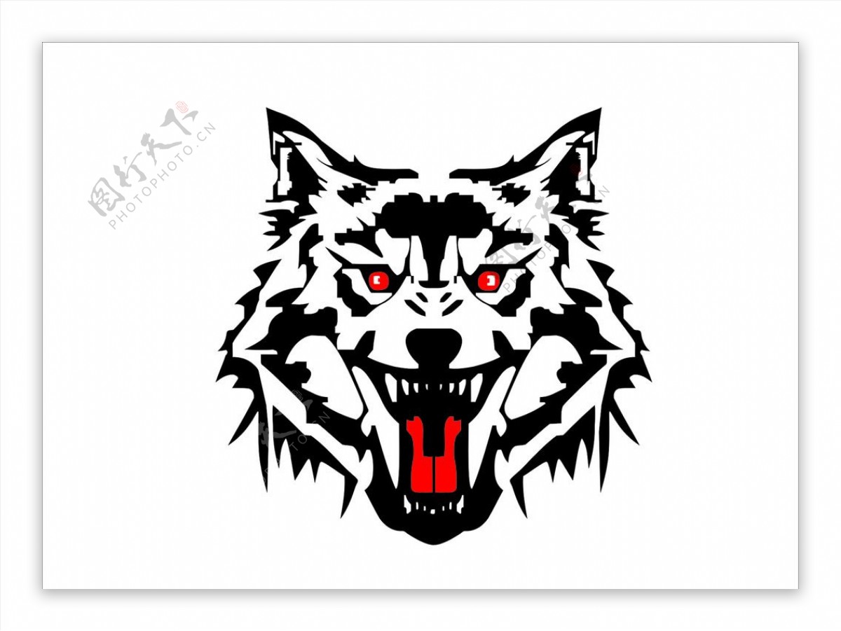 战狼标志狼头素材战狼武术