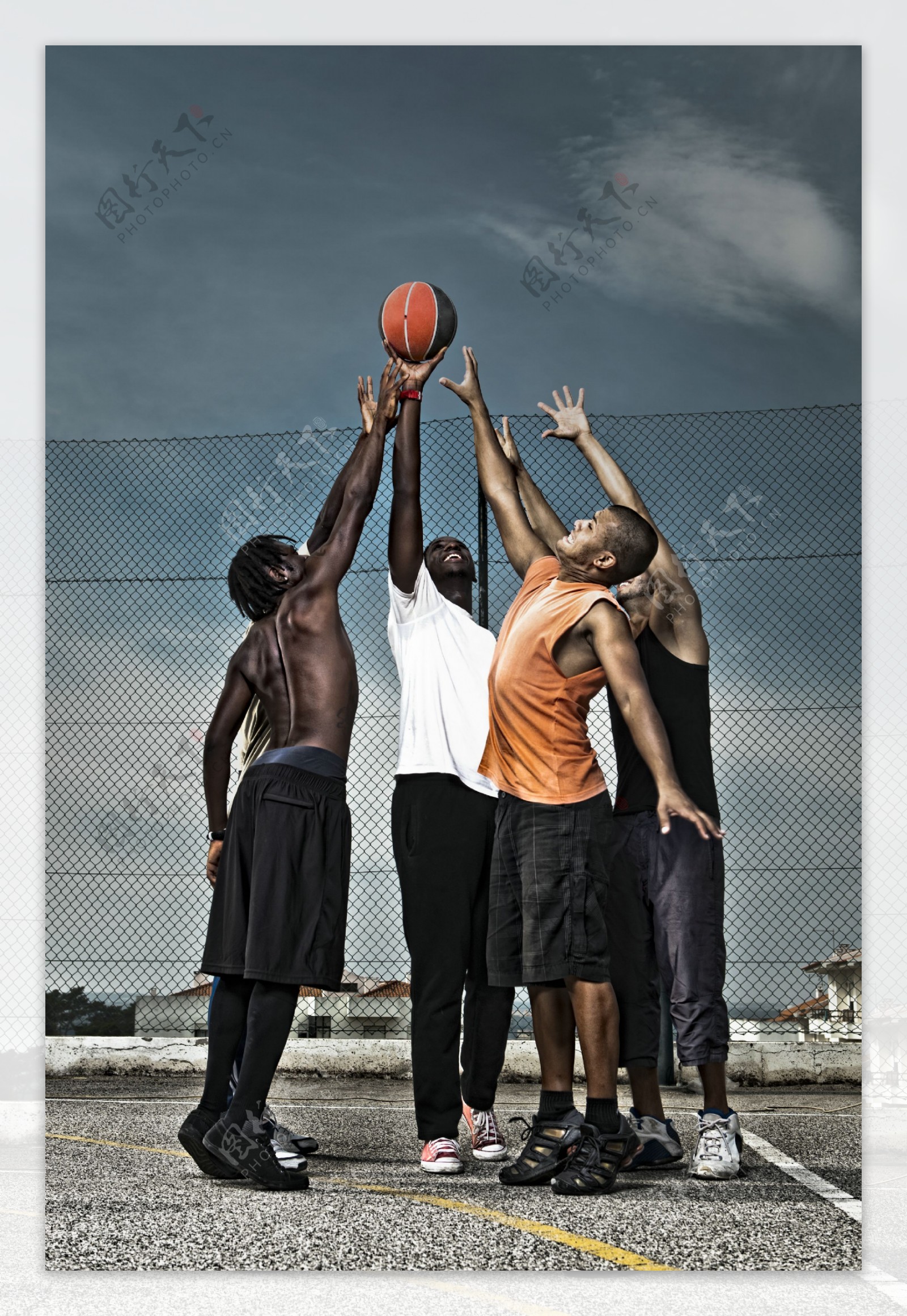 街头篮球运动员