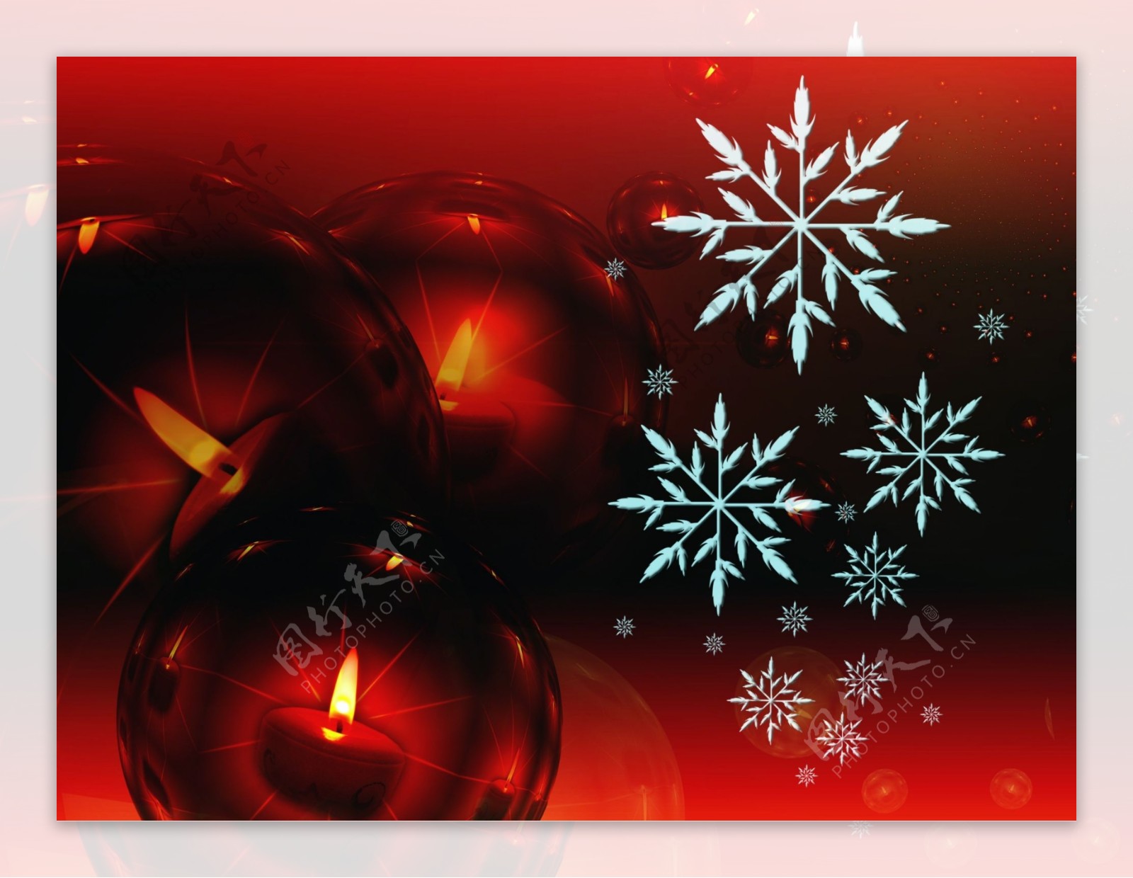 红色的圣诞节淘宝商业专用模板